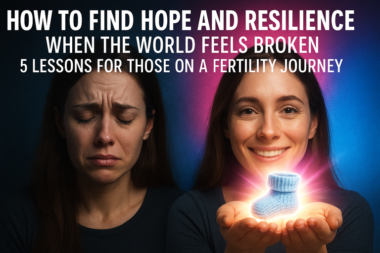 How to Find Hope and Resilience When the World Feels Broken: 5 Lessons for Those on a Fertility Journey