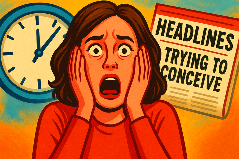 Why the Headlines Are Making Us Panic—And How To Find Calm While Trying To Conceive