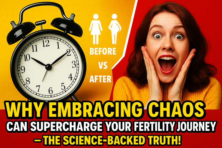 Why Embracing Chaos Can Supercharge Your Fertility Journey—The Science-Backed Truth!