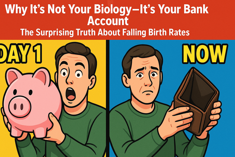Why It's Not Your Biology—It's Your Bank Account: The Surprising Truth About Falling Birth Rates