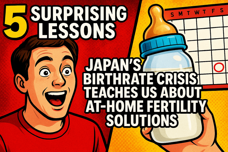 5 Surprising Lessons Japan’s Birthrate Crisis Teaches Us About At-Home Fertility Solutions