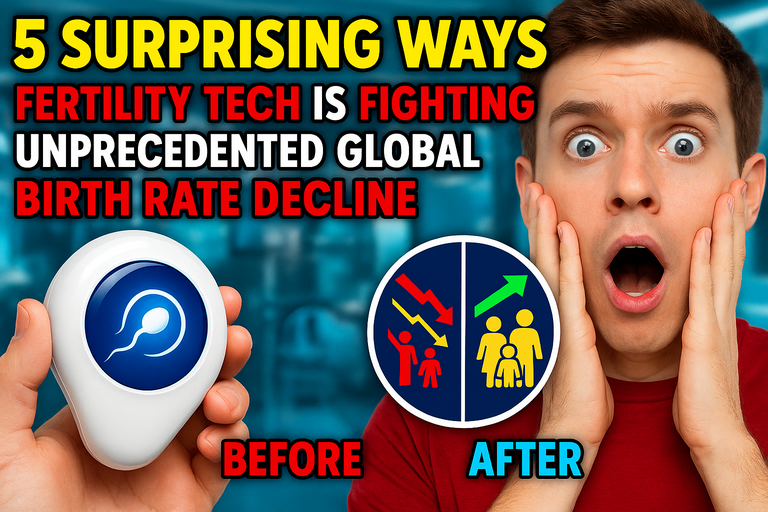 5 Surprising Ways Fertility Tech is Fighting Unprecedented Global Birth Rate Decline