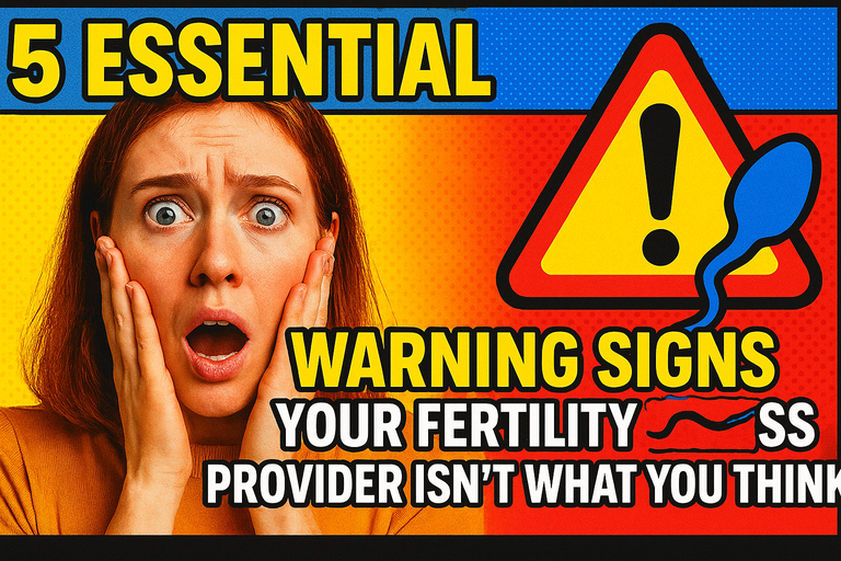 5 Essential Warning Signs Your Fertility Wellness Provider Isn’t What You Think