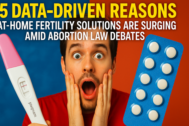5 Data-Driven Reasons At-Home Fertility Solutions Are Surging Amid Abortion Law Debates