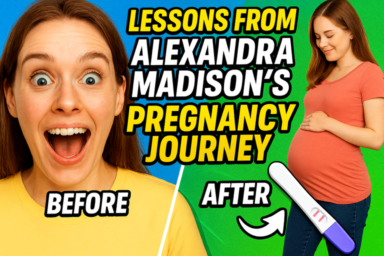 5 Powerful Lessons From Alexandra Madison’s Pregnancy Journey That Will Change How You View At-Home Conception