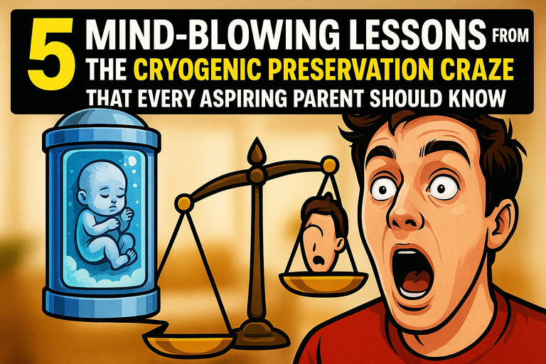 5 Mind-Blowing Lessons from the Cryogenic Preservation Craze That Every Aspiring Parent Should Know