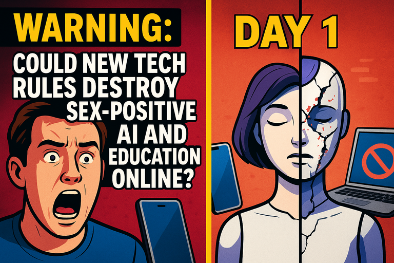 Warning: Could New Tech Rules Destroy Sex-Positive AI and Education Online?