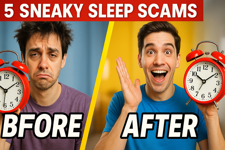 5 Sneaky Sleep Scams That Are Sabotaging Your Mornings (and What To Do Instead!)