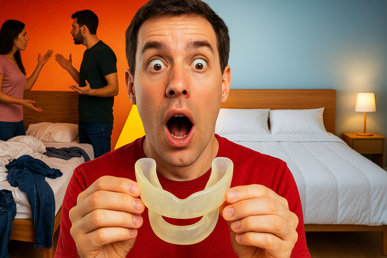 How the Scandinavian Sleep Method (and a Weird-Looking Mouthpiece) Saved My Relationship (and My Sanity!)